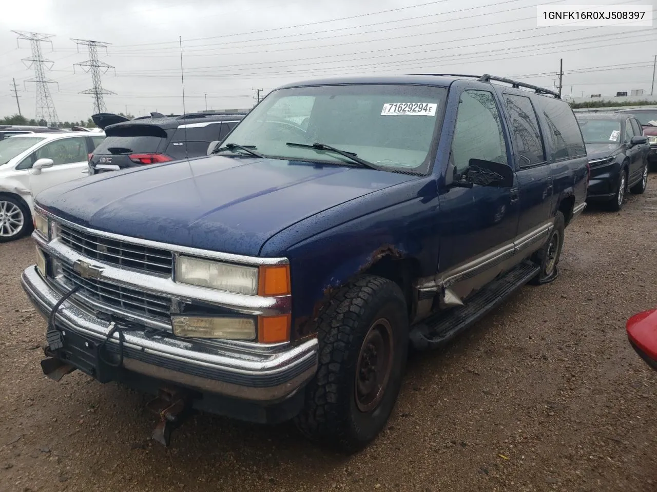 1999 Chevrolet Suburban K1500 VIN: 1GNFK16R0XJ508397 Lot: 71629294