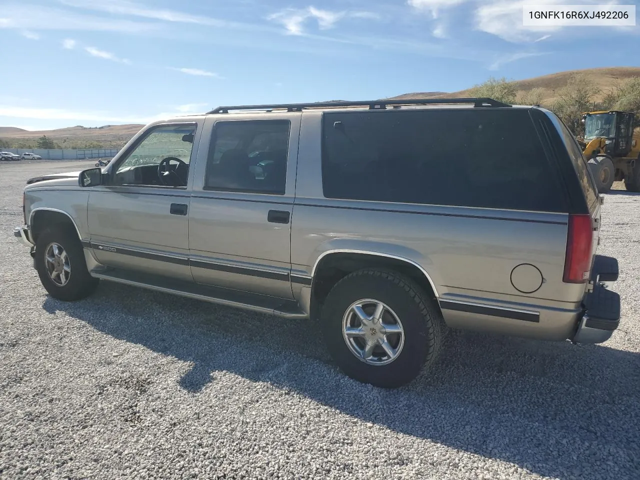 1999 Chevrolet Suburban K1500 VIN: 1GNFK16R6XJ492206 Lot: 71728594