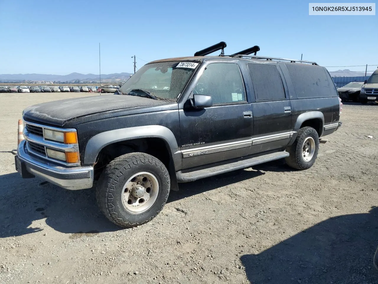 1999 Chevrolet Suburban K2500 VIN: 1GNGK26R5XJ513945 Lot: 73673314