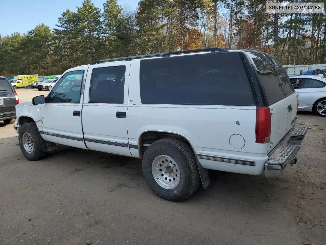 1999 Chevrolet Suburban K1500 VIN: 3GNFK16R4XG144258 Lot: 76387524