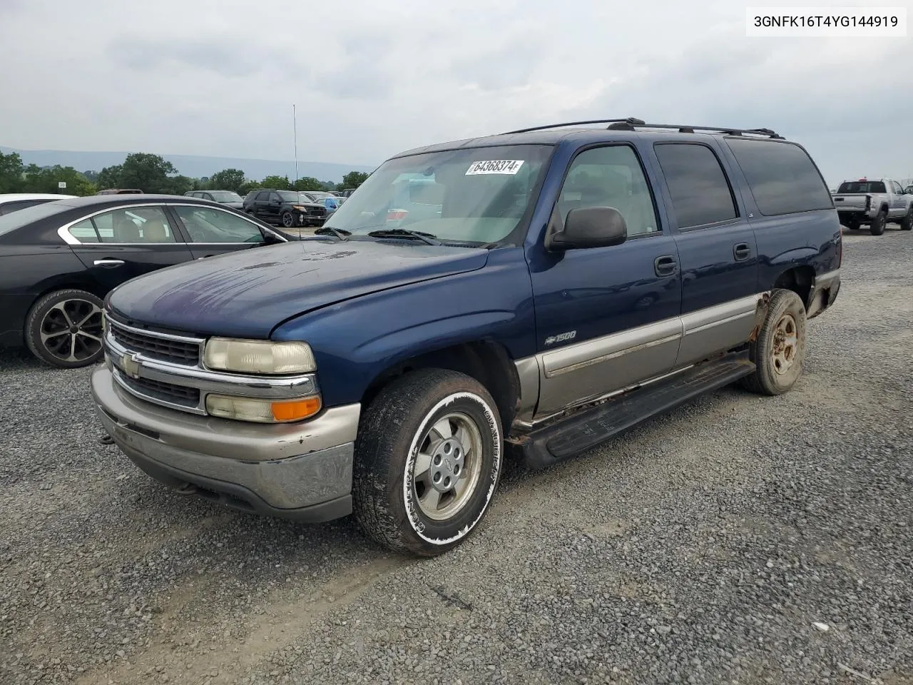 2000 Chevrolet Suburban K1500 VIN: 3GNFK16T4YG144919 Lot: 64368374