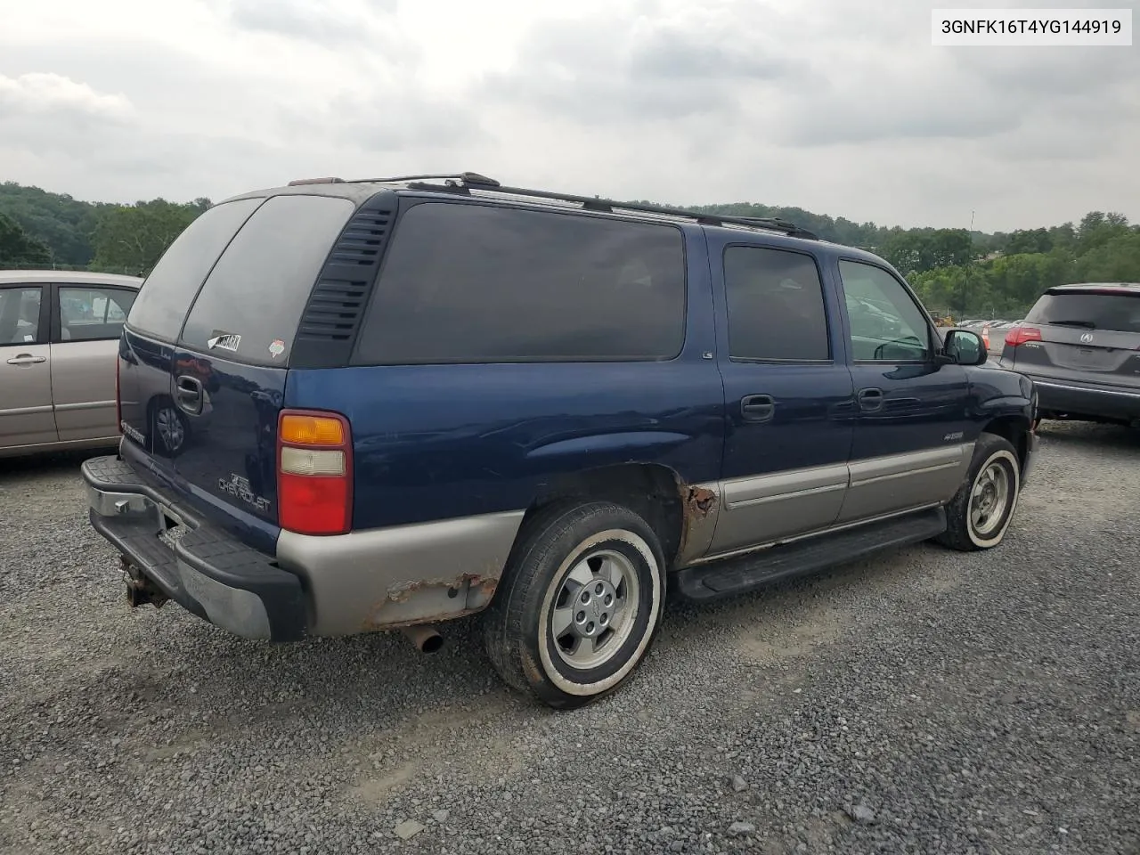 2000 Chevrolet Suburban K1500 VIN: 3GNFK16T4YG144919 Lot: 64368374