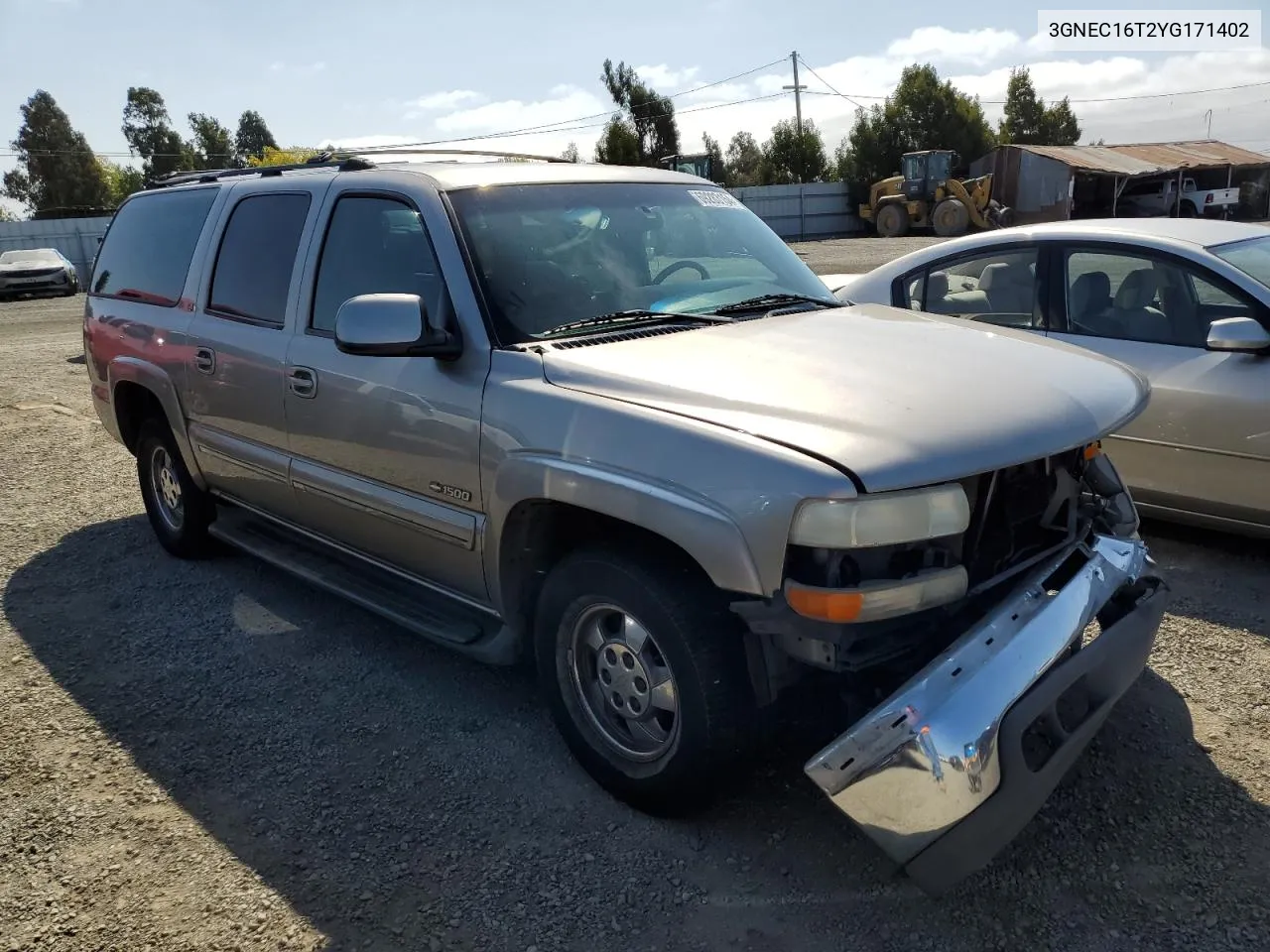 2000 Chevrolet Suburban C1500 VIN: 3GNEC16T2YG171402 Lot: 69283154