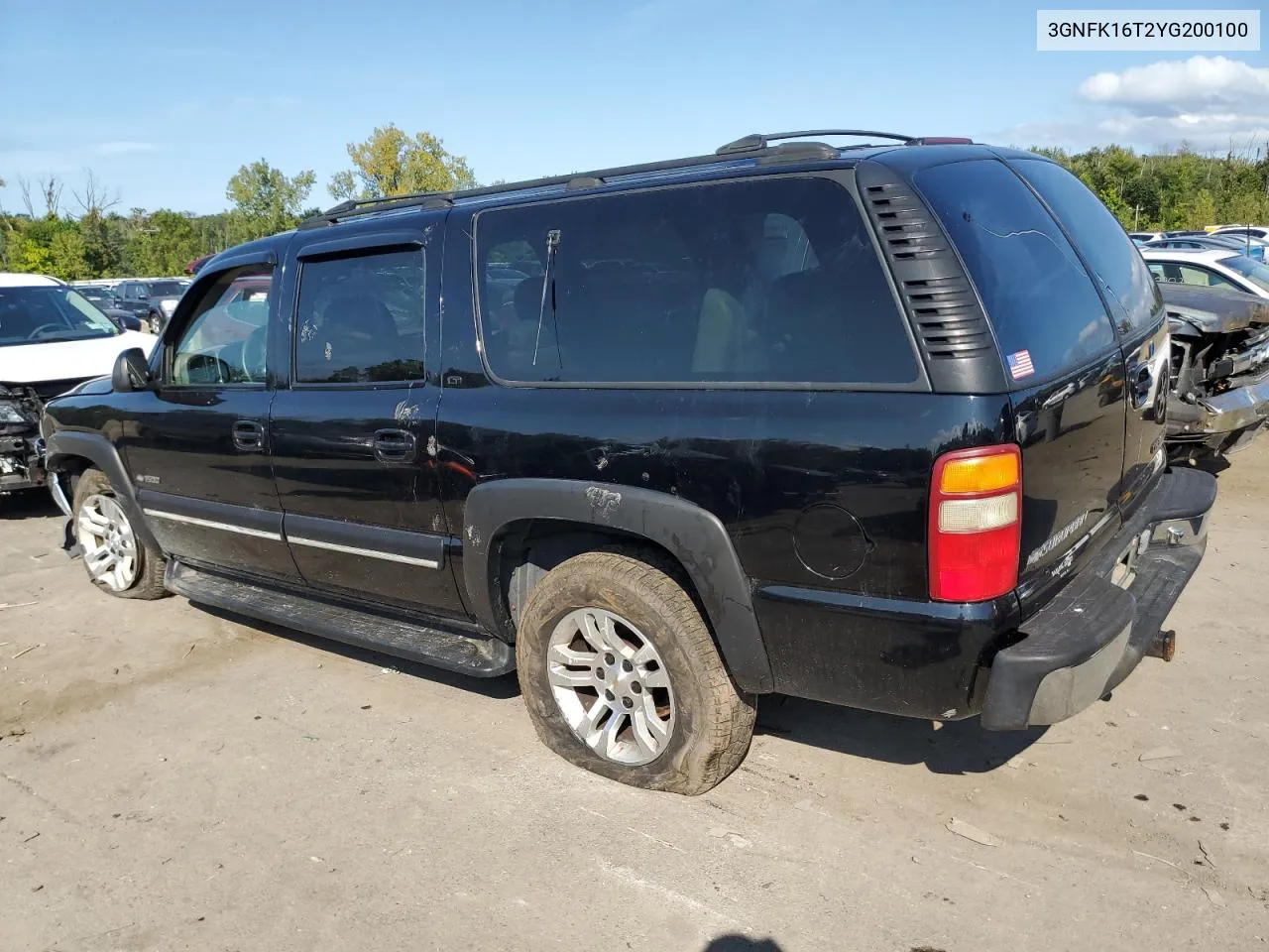 2000 Chevrolet Suburban K1500 VIN: 3GNFK16T2YG200100 Lot: 70187684