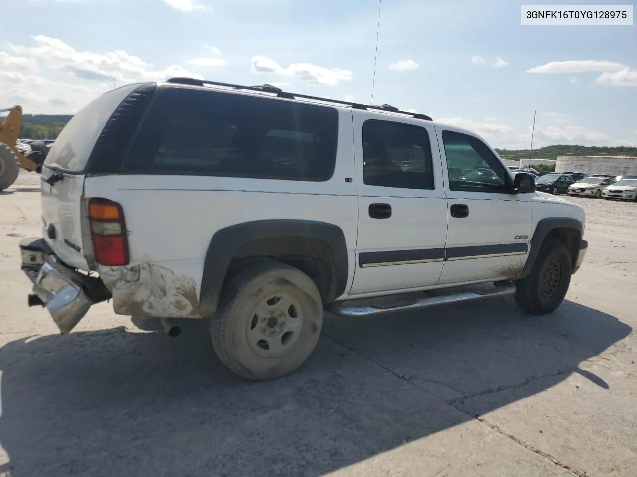 2000 Chevrolet Suburban K1500 VIN: 3GNFK16T0YG128975 Lot: 72245934