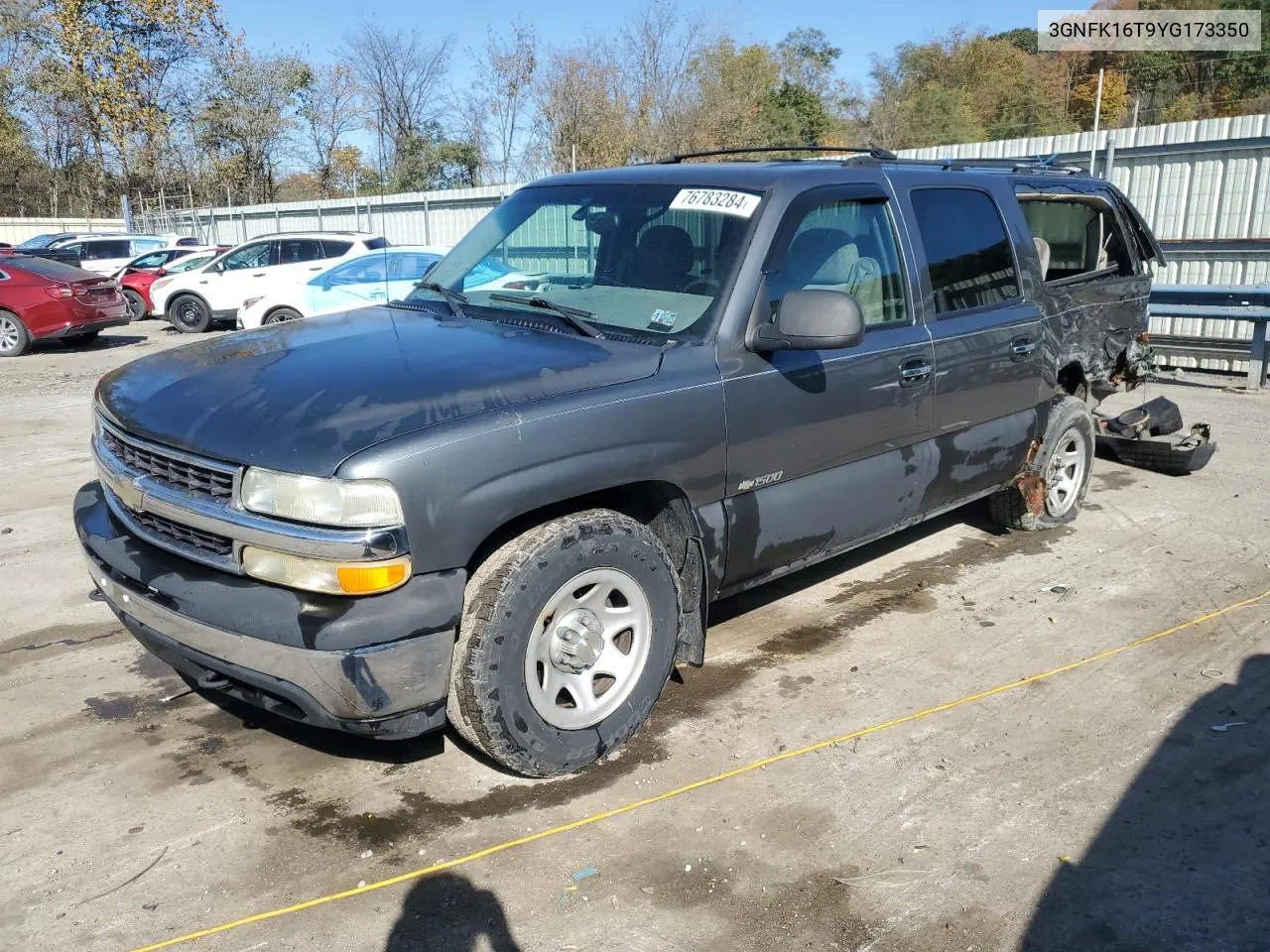 2000 Chevrolet Suburban K1500 VIN: 3GNFK16T9YG173350 Lot: 76783284