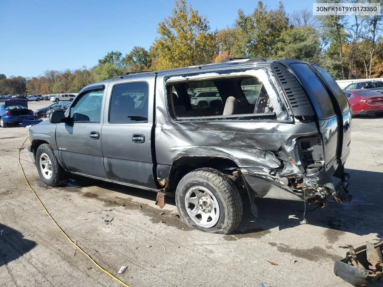 2000 Chevrolet Suburban K1500 VIN: 3GNFK16T9YG173350 Lot: 76783284