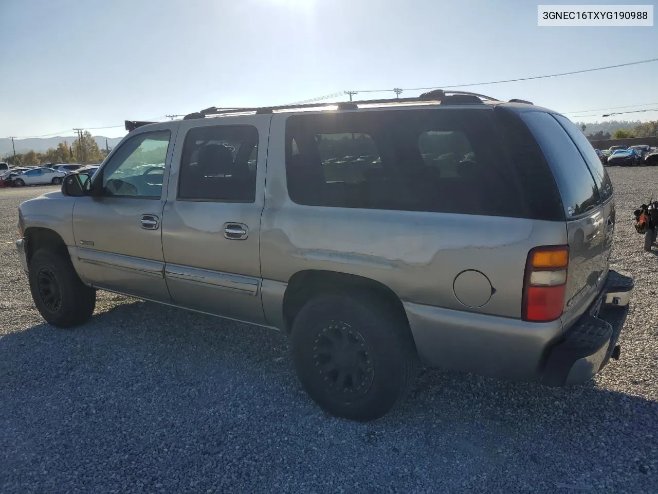 2000 Chevrolet Suburban C1500 VIN: 3GNEC16TXYG190988 Lot: 80372284