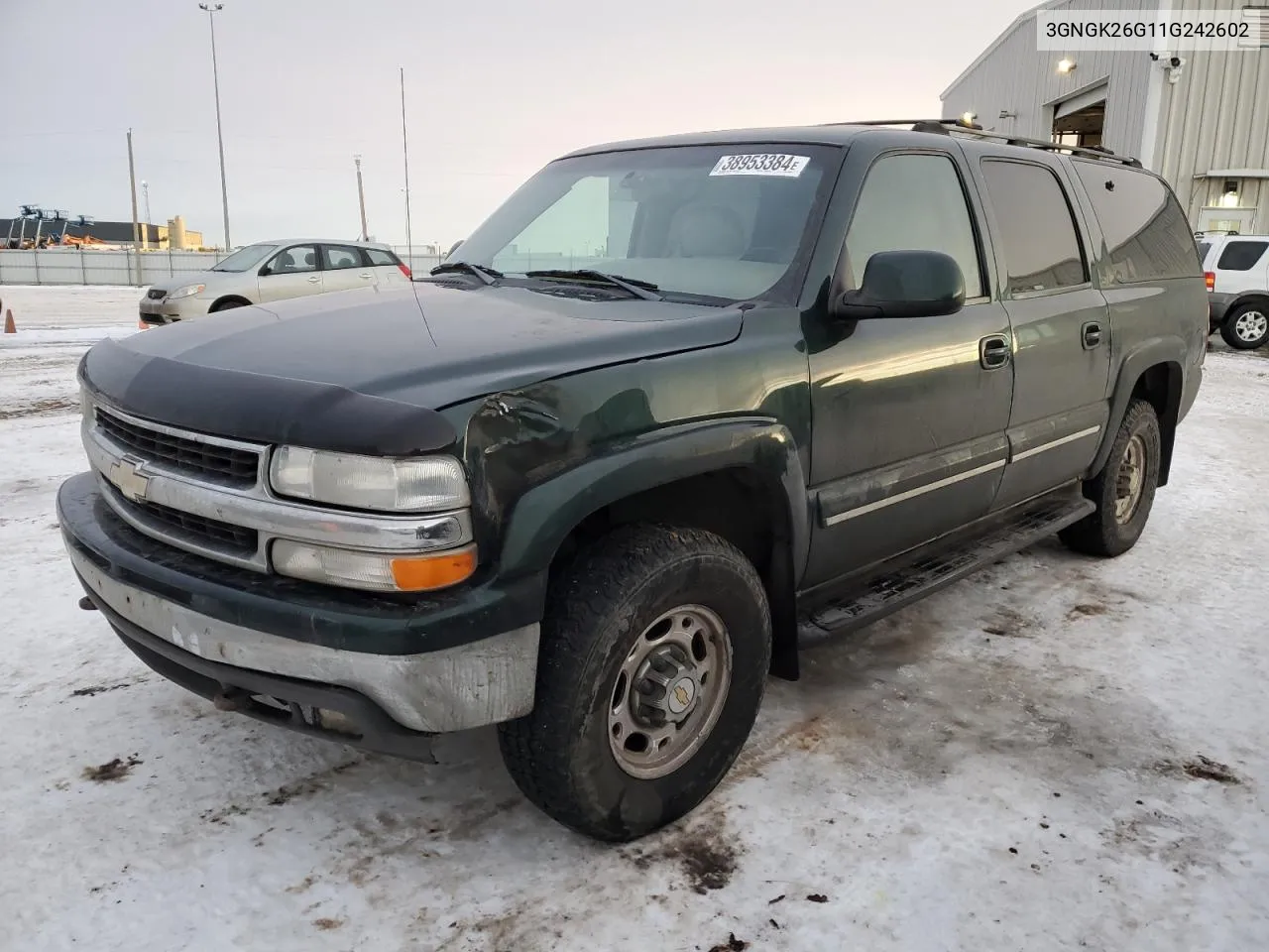 2001 Chevrolet Suburban K2500 VIN: 3GNGK26G11G242602 Lot: 38953384