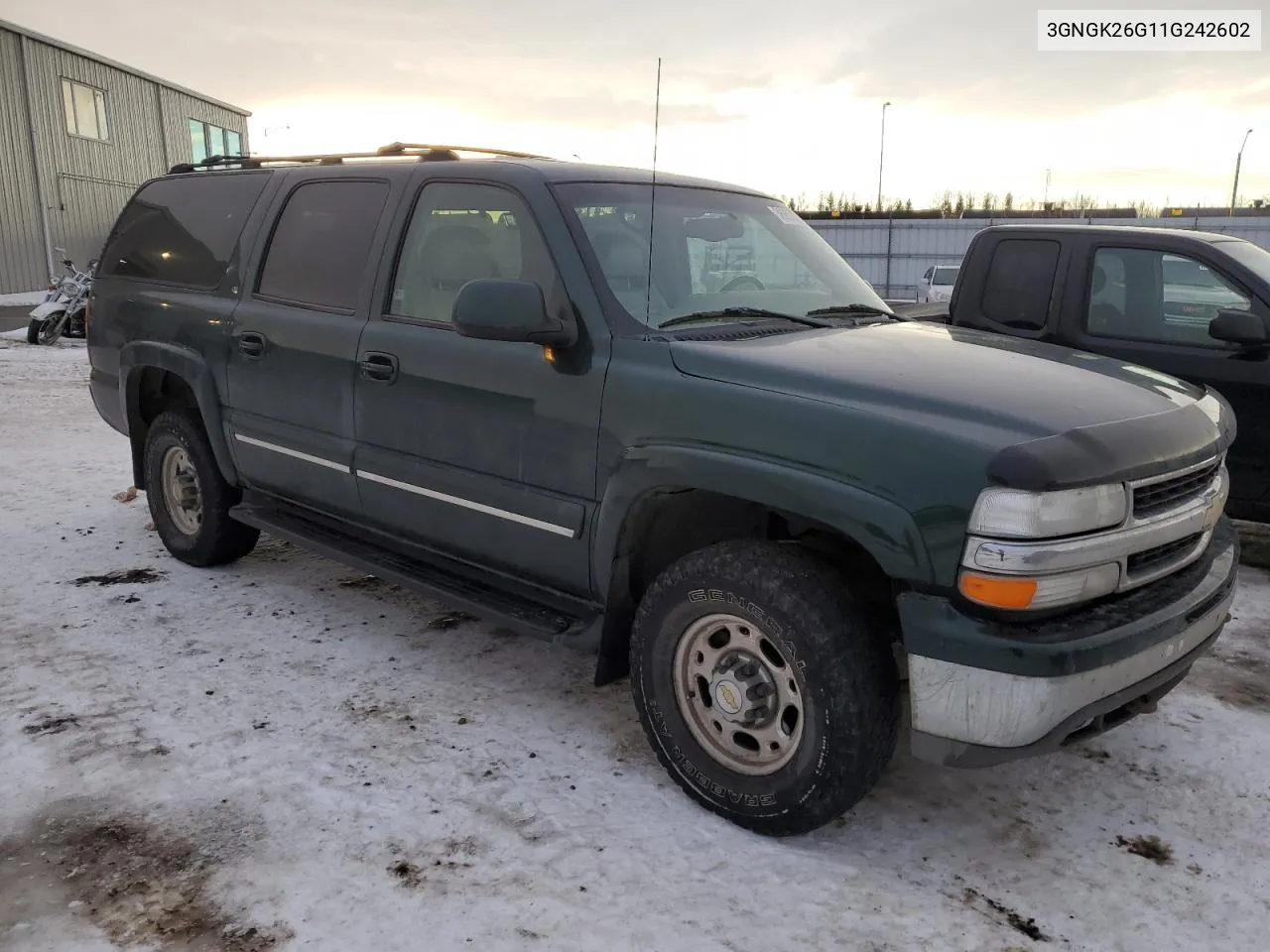 3GNGK26G11G242602 2001 Chevrolet Suburban K2500