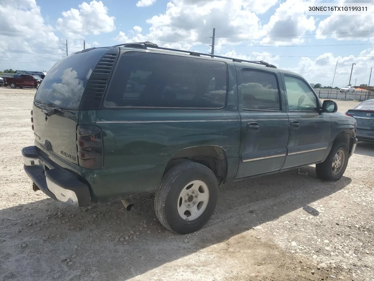 2001 Chevrolet Suburban C1500 VIN: 3GNEC16TX1G199311 Lot: 59264024