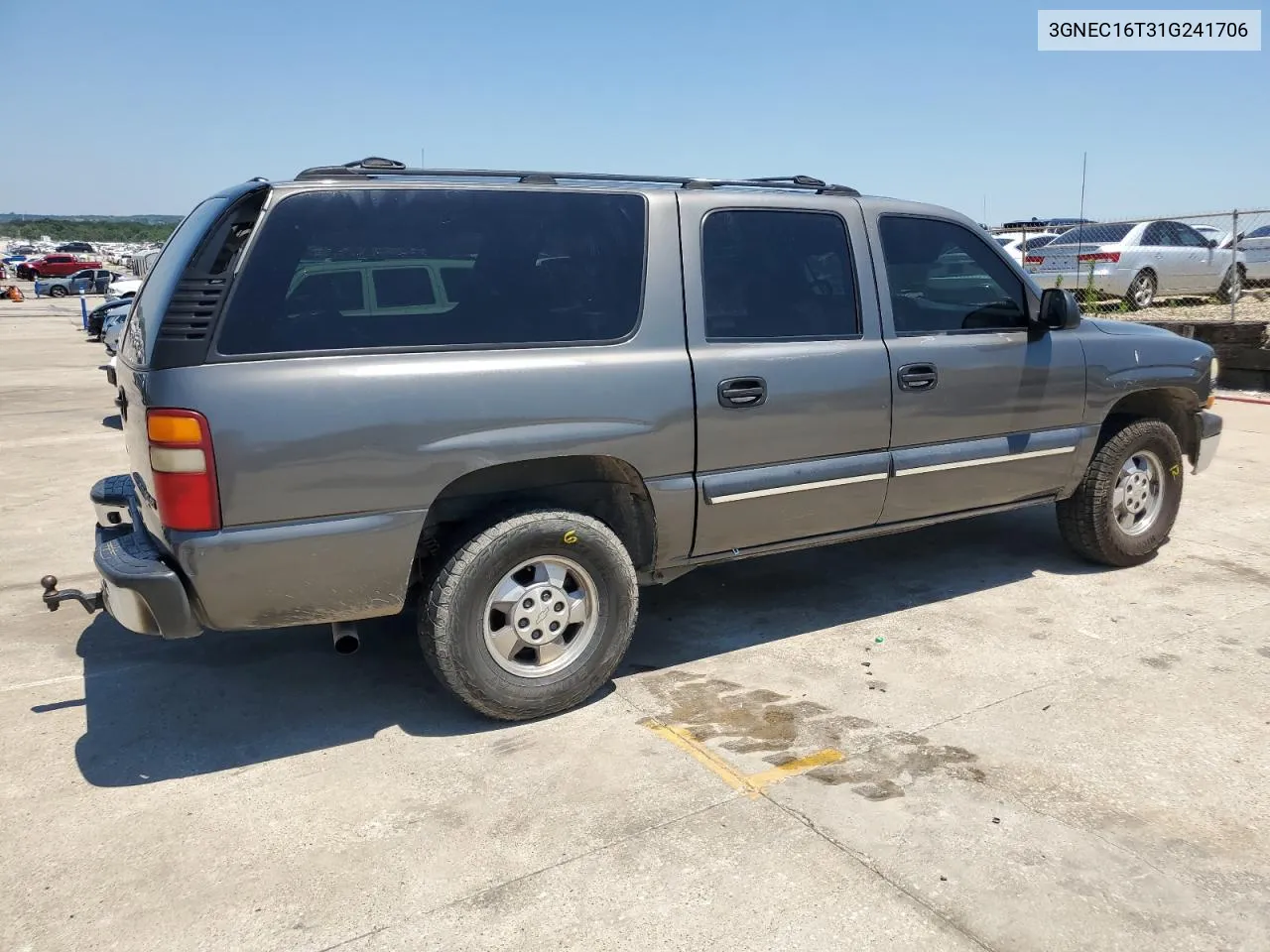 2001 Chevrolet Suburban C1500 VIN: 3GNEC16T31G241706 Lot: 59446344