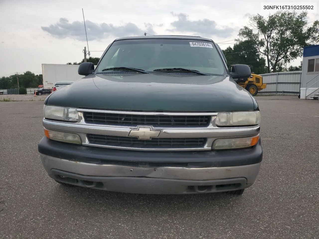 2001 Chevrolet Suburban K1500 VIN: 3GNFK16T31G255502 Lot: 64703614