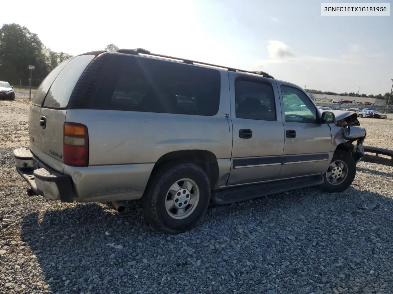 2001 Chevrolet Suburban C1500 VIN: 3GNEC16TX1G181956 Lot: 67602314