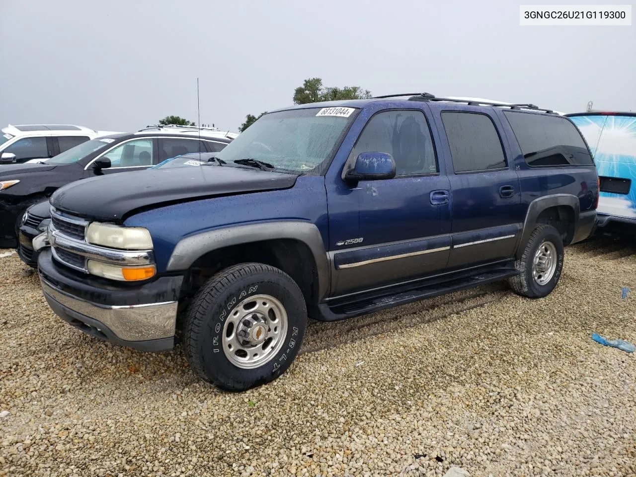 2001 Chevrolet Suburban C2500 VIN: 3GNGC26U21G119300 Lot: 68131044