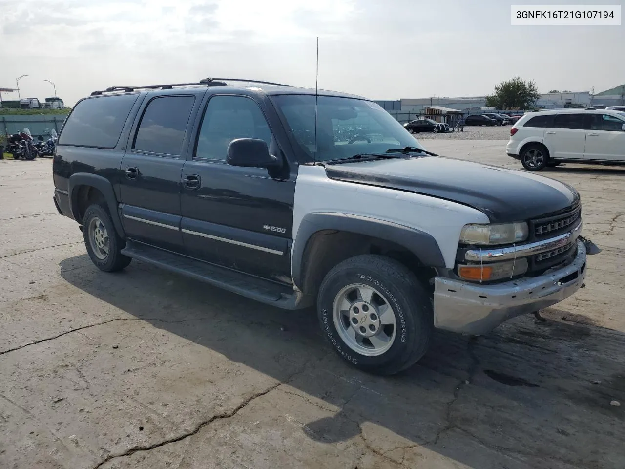 2001 Chevrolet Suburban K1500 VIN: 3GNFK16T21G107194 Lot: 68445204