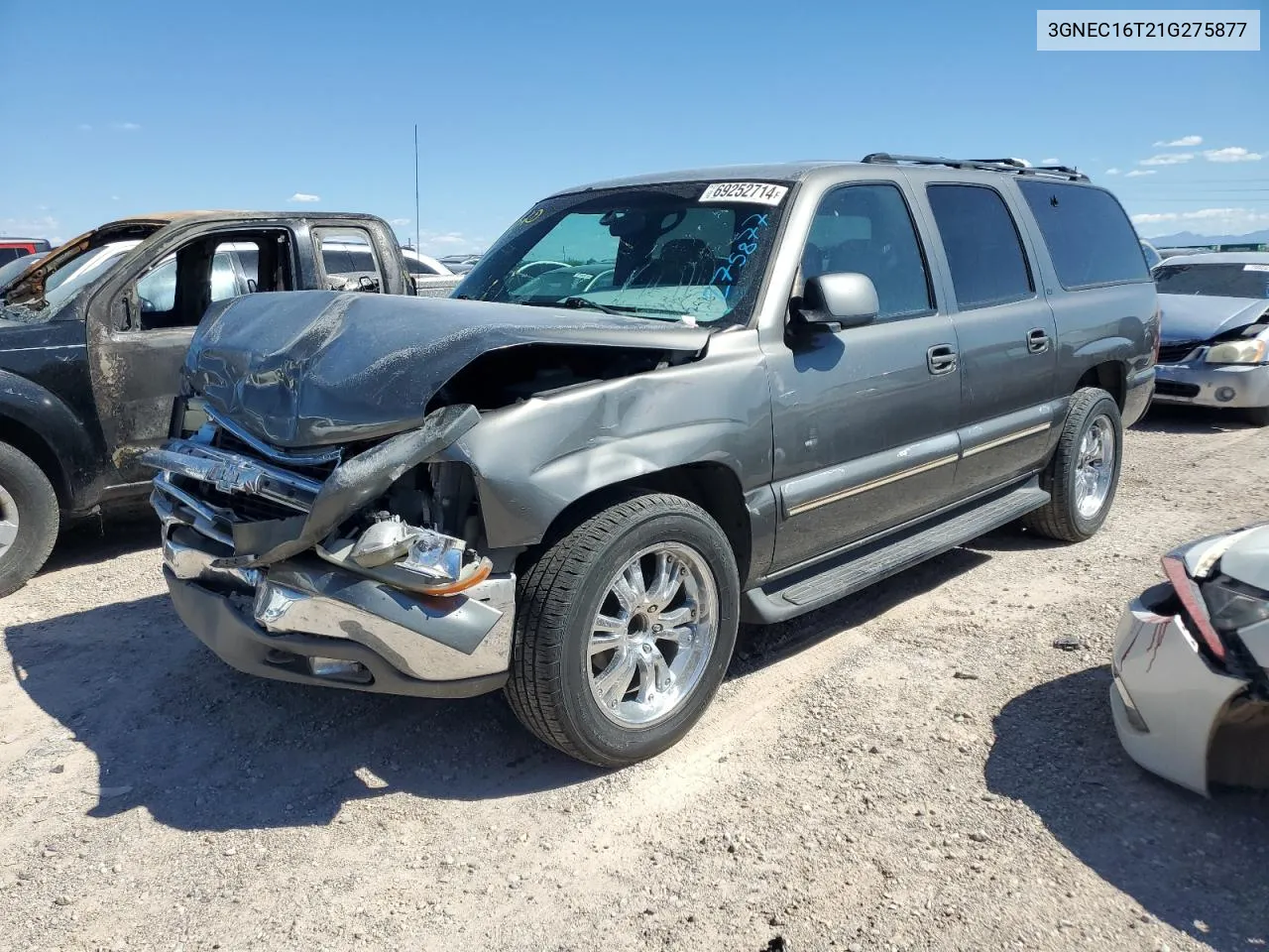 2001 Chevrolet Suburban C1500 VIN: 3GNEC16T21G275877 Lot: 69252714