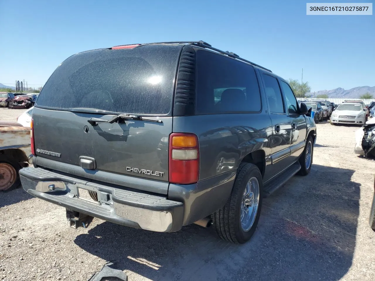 2001 Chevrolet Suburban C1500 VIN: 3GNEC16T21G275877 Lot: 69252714