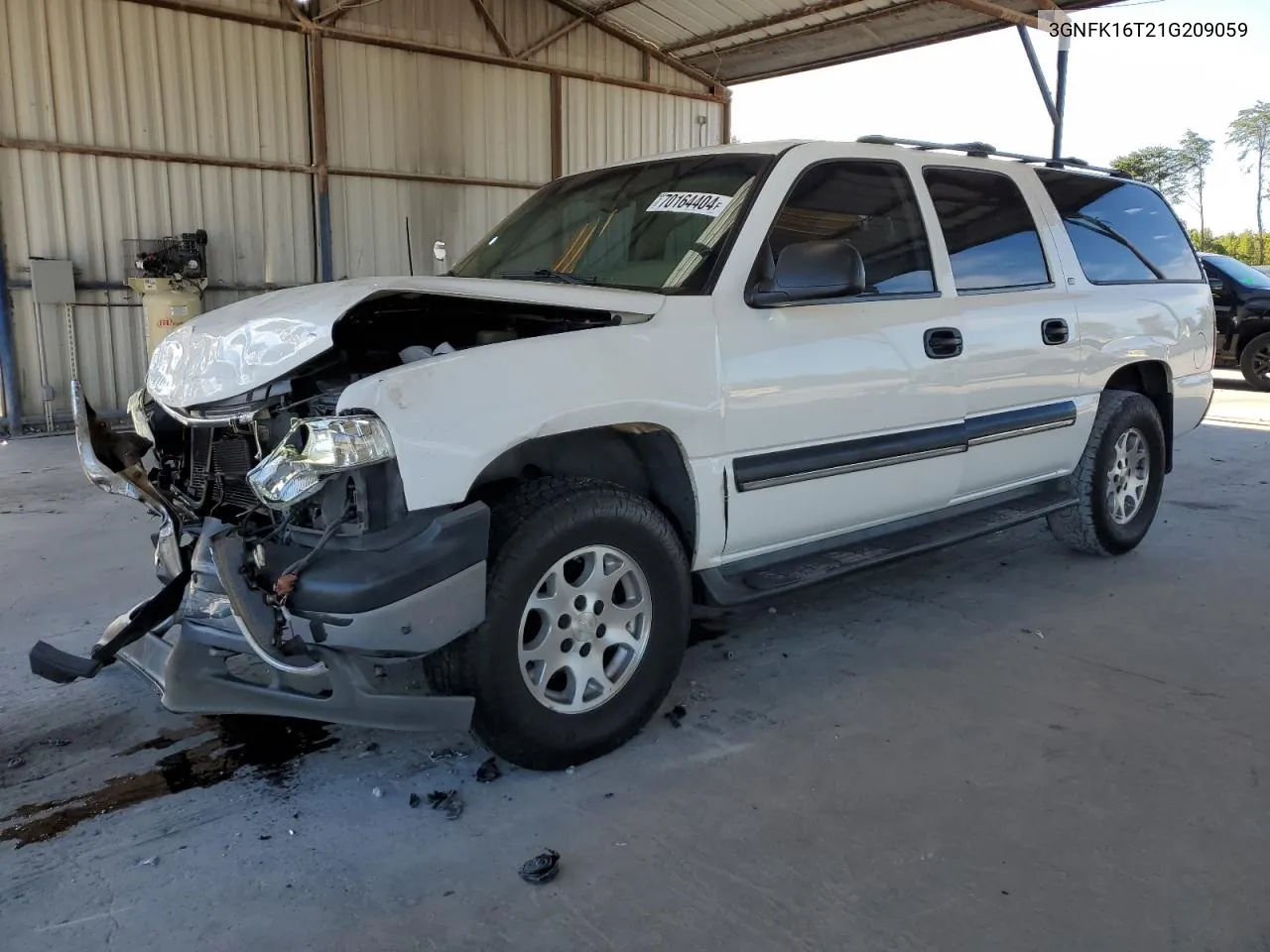 2001 Chevrolet Suburban K1500 VIN: 3GNFK16T21G209059 Lot: 70164404