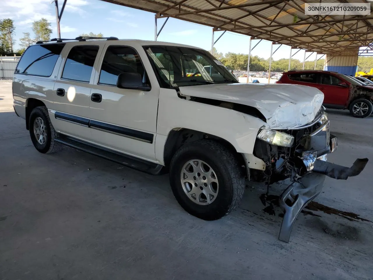 2001 Chevrolet Suburban K1500 VIN: 3GNFK16T21G209059 Lot: 70164404