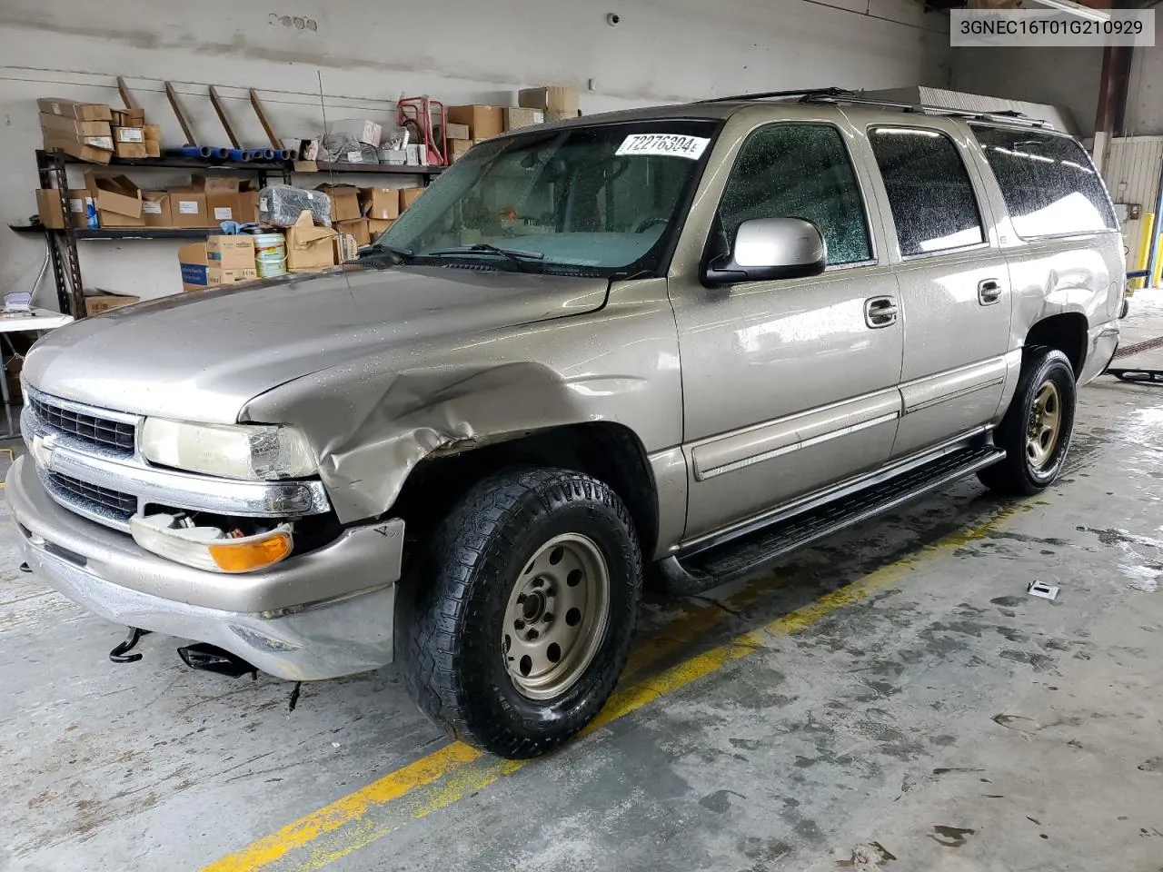 2001 Chevrolet Suburban C1500 VIN: 3GNEC16T01G210929 Lot: 72276304