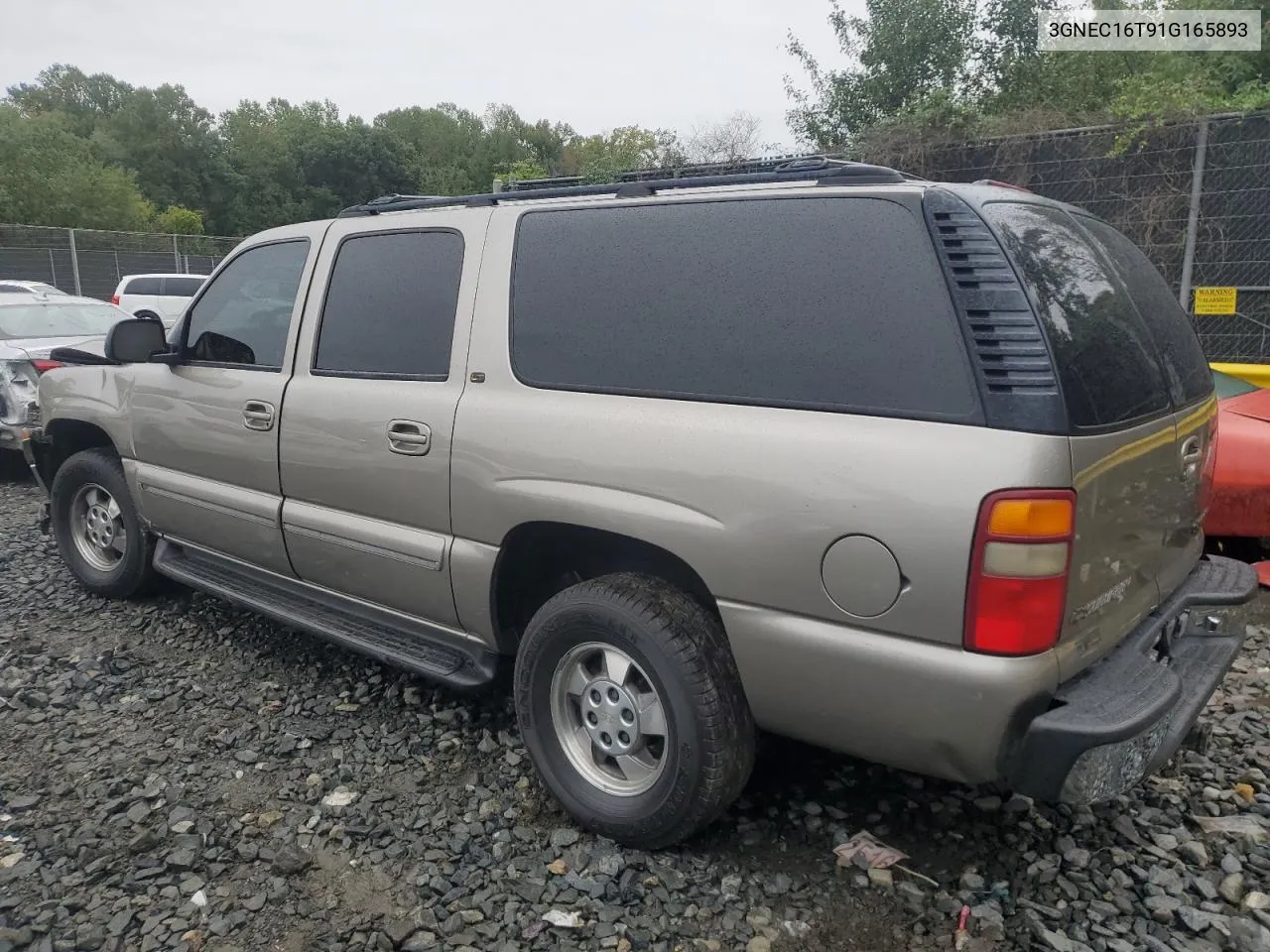 2001 Chevrolet Suburban C1500 VIN: 3GNEC16T91G165893 Lot: 72577224