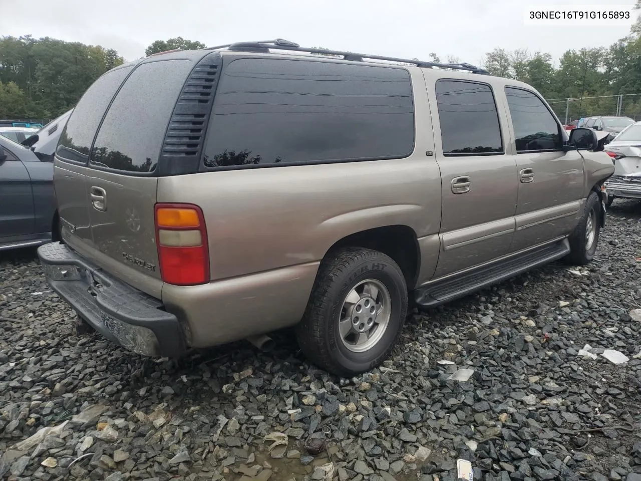 2001 Chevrolet Suburban C1500 VIN: 3GNEC16T91G165893 Lot: 72577224