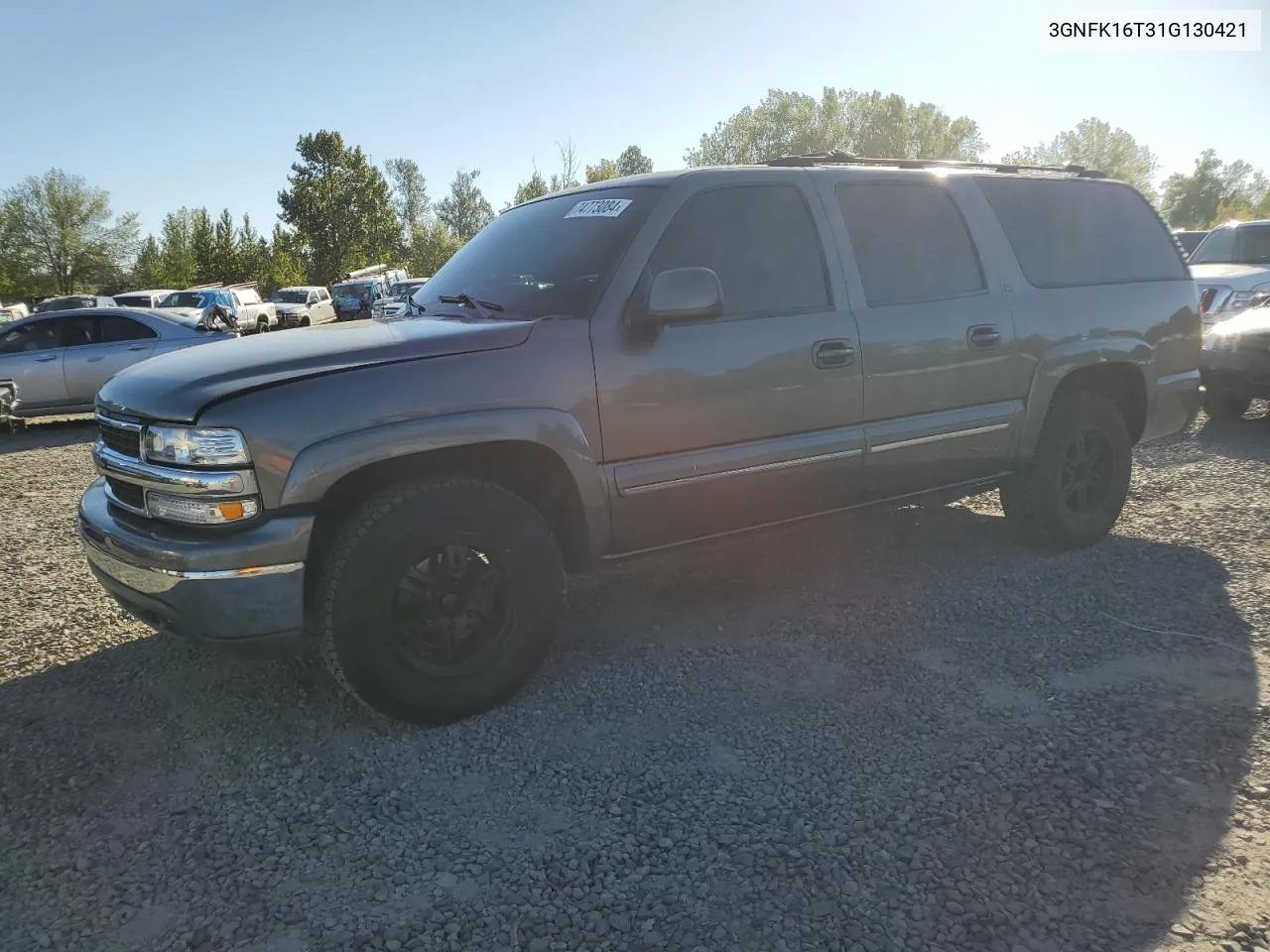 2001 Chevrolet Suburban K1500 VIN: 3GNFK16T31G130421 Lot: 74773084