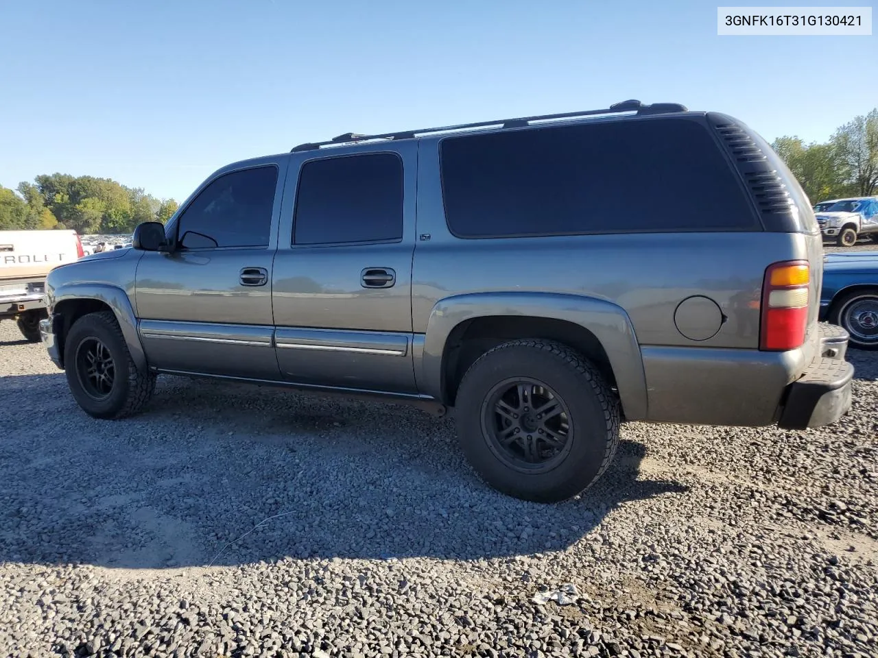 2001 Chevrolet Suburban K1500 VIN: 3GNFK16T31G130421 Lot: 74773084