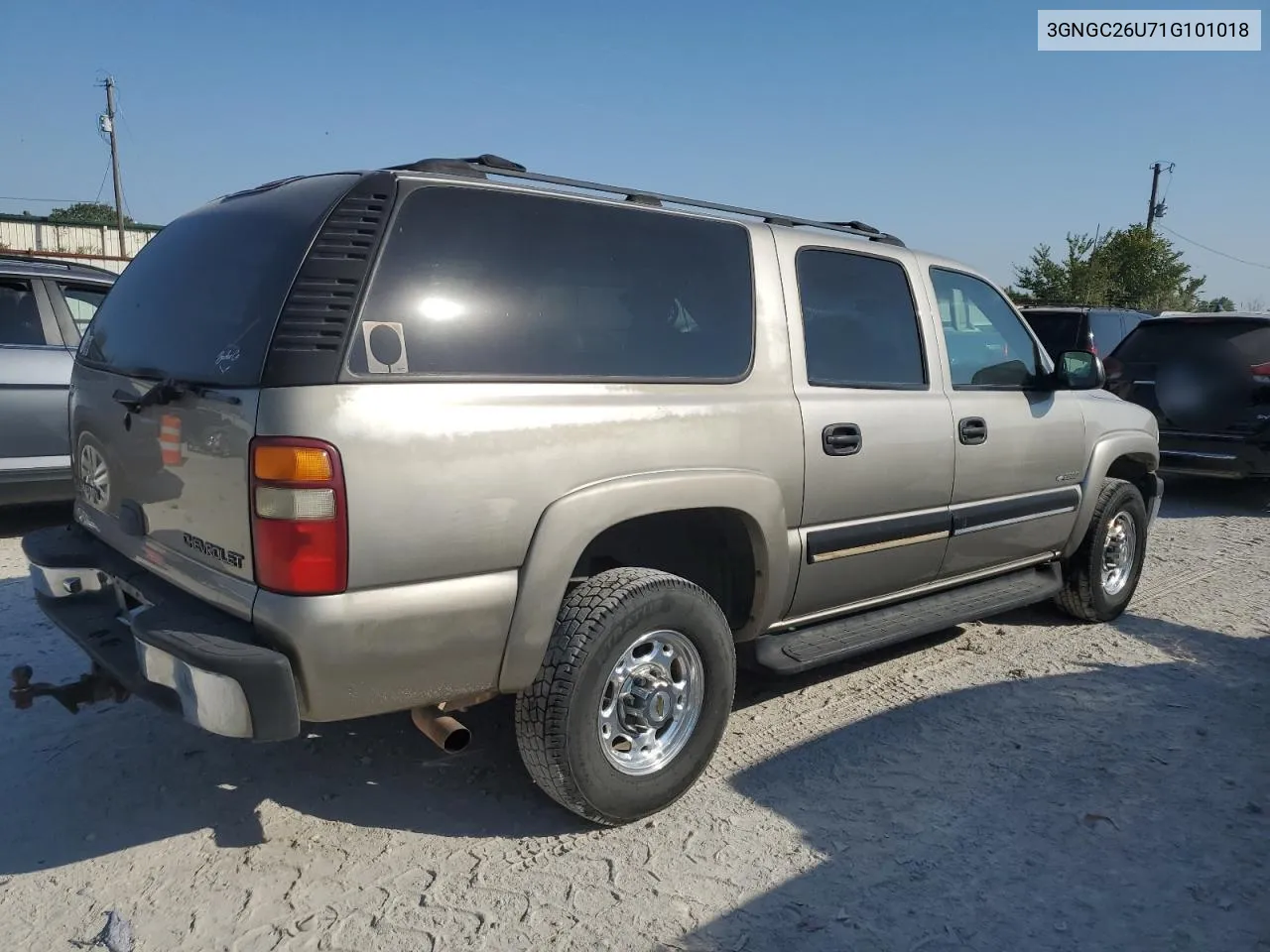 2001 Chevrolet Suburban C2500 VIN: 3GNGC26U71G101018 Lot: 75423554