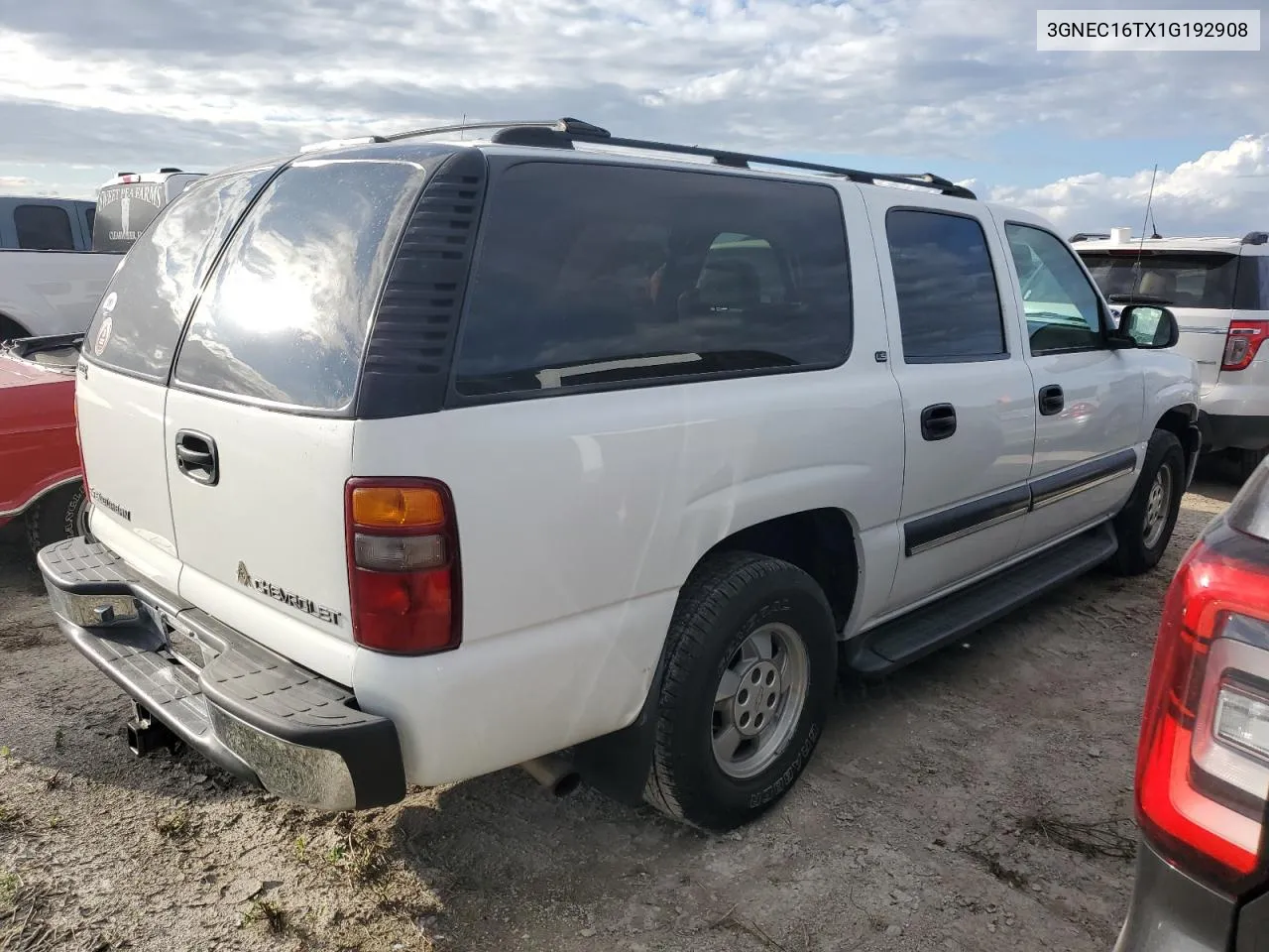 2001 Chevrolet Suburban C1500 VIN: 3GNEC16TX1G192908 Lot: 75622674