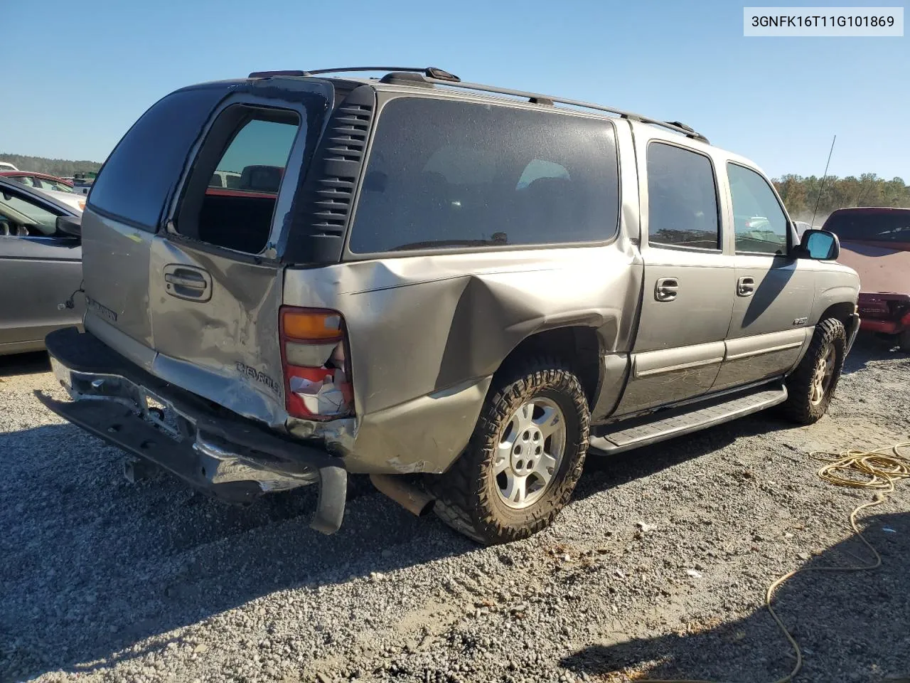 2001 Chevrolet Suburban K1500 VIN: 3GNFK16T11G101869 Lot: 76699434