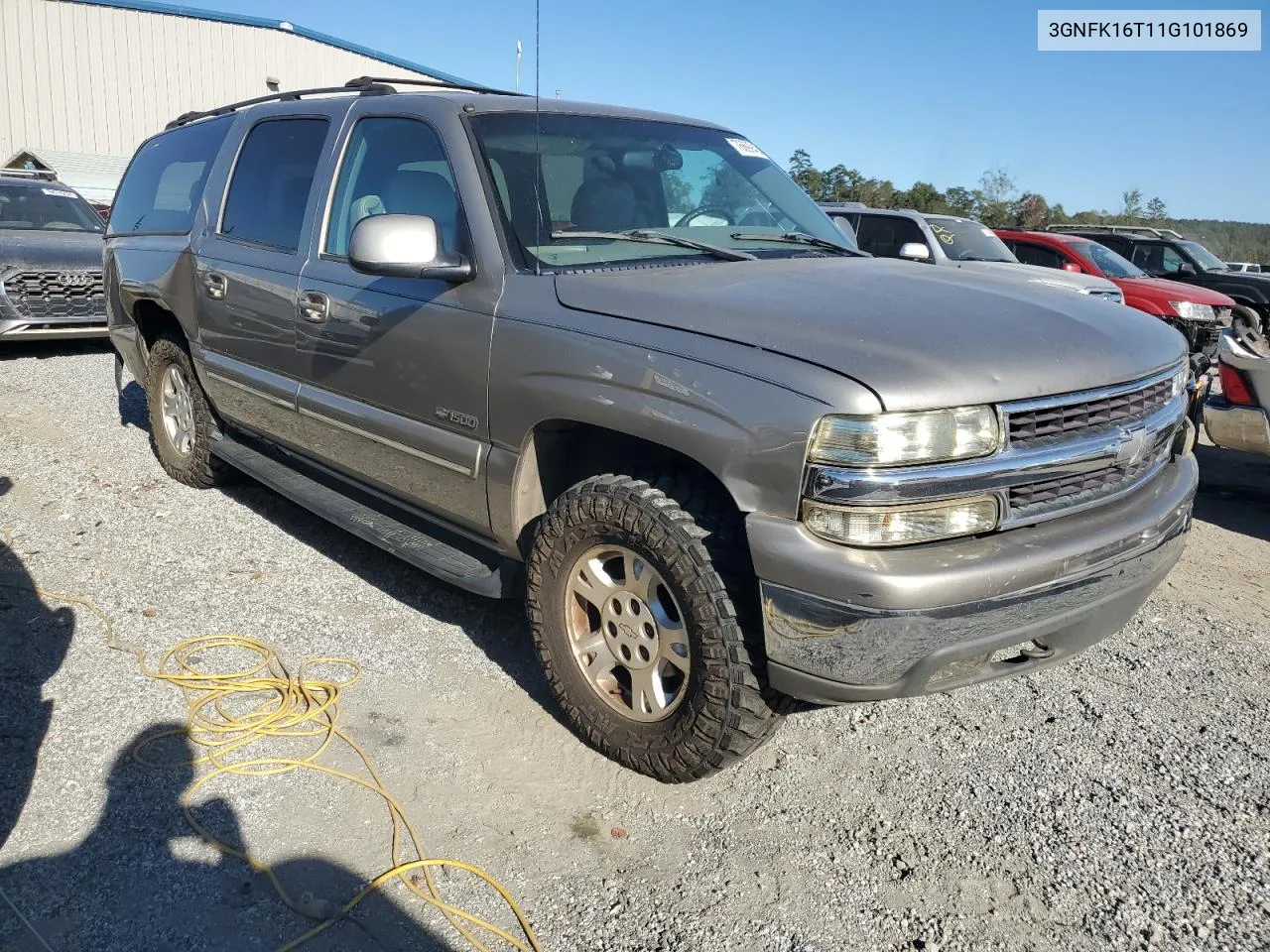 2001 Chevrolet Suburban K1500 VIN: 3GNFK16T11G101869 Lot: 76699434