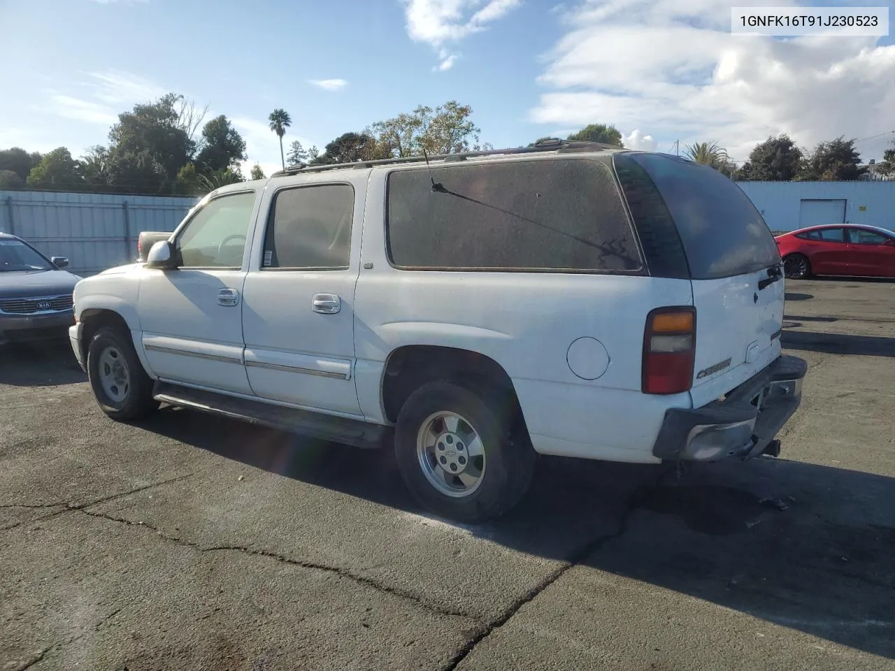 2001 Chevrolet Suburban K1500 VIN: 1GNFK16T91J230523 Lot: 78704934