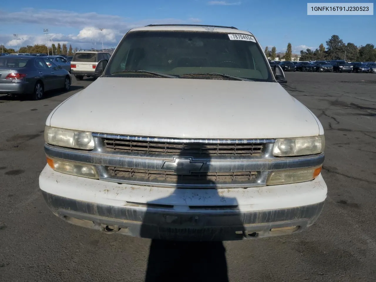 2001 Chevrolet Suburban K1500 VIN: 1GNFK16T91J230523 Lot: 78704934