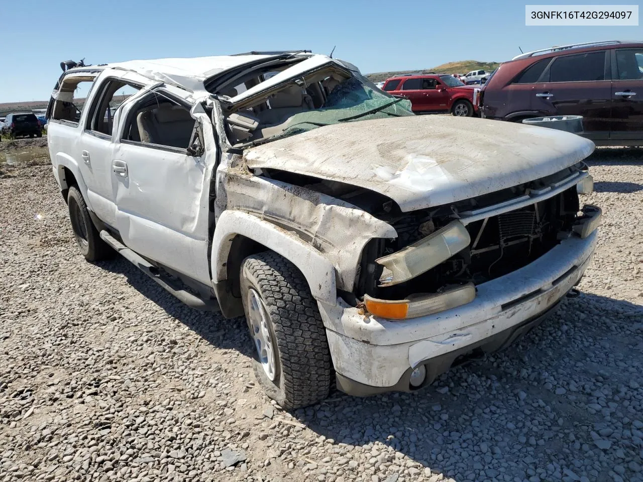 2002 Chevrolet Suburban K1500 VIN: 3GNFK16T42G294097 Lot: 56671574