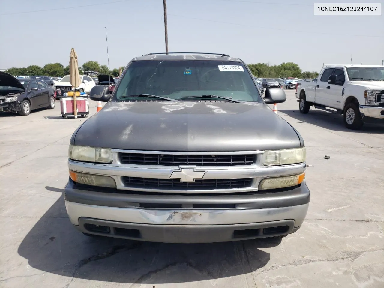 2002 Chevrolet Suburban C1500 VIN: 1GNEC16Z12J244107 Lot: 65773934