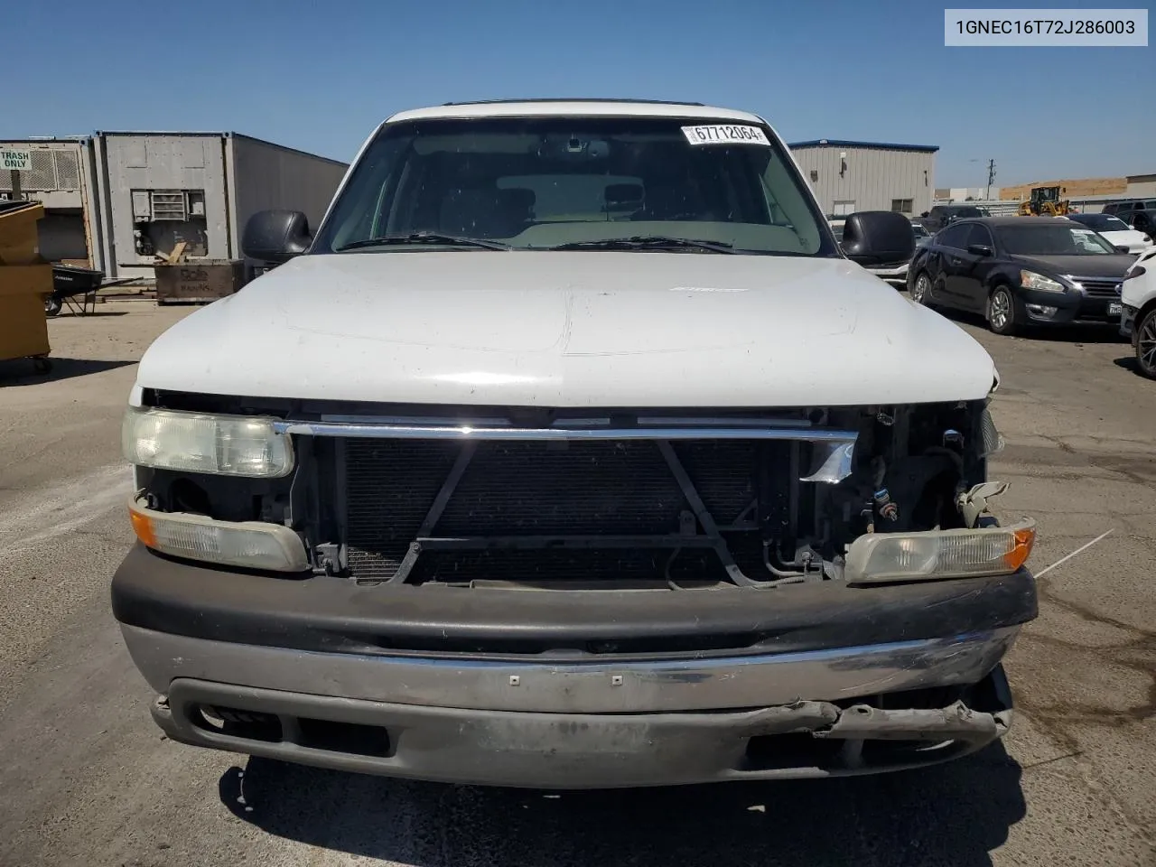 2002 Chevrolet Suburban C1500 VIN: 1GNEC16T72J286003 Lot: 67712064