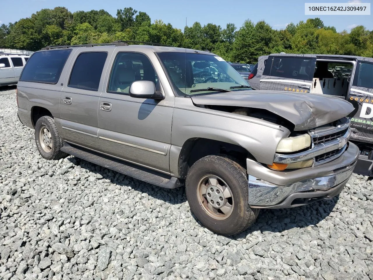 2002 Chevrolet Suburban C1500 VIN: 1GNEC16Z42J309497 Lot: 68171244