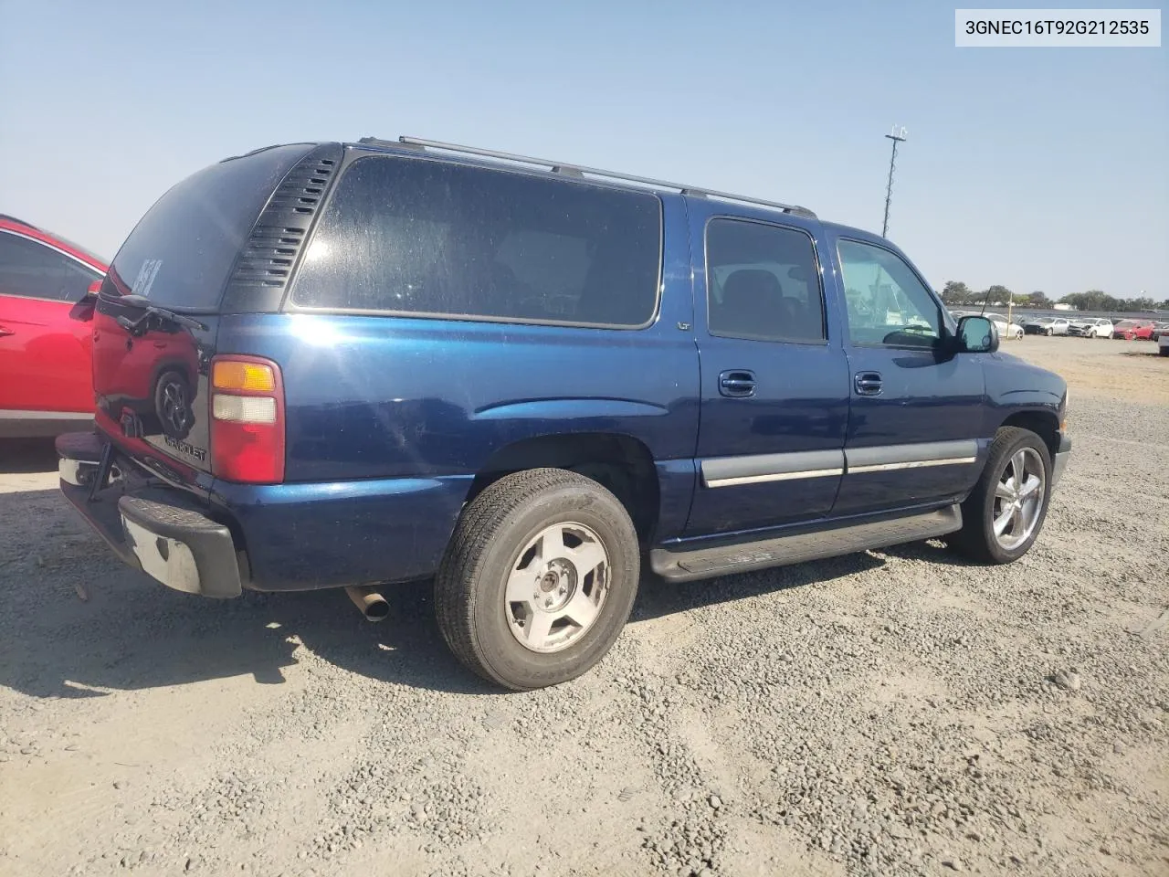 2002 Chevrolet Suburban C1500 VIN: 3GNEC16T92G212535 Lot: 69084414