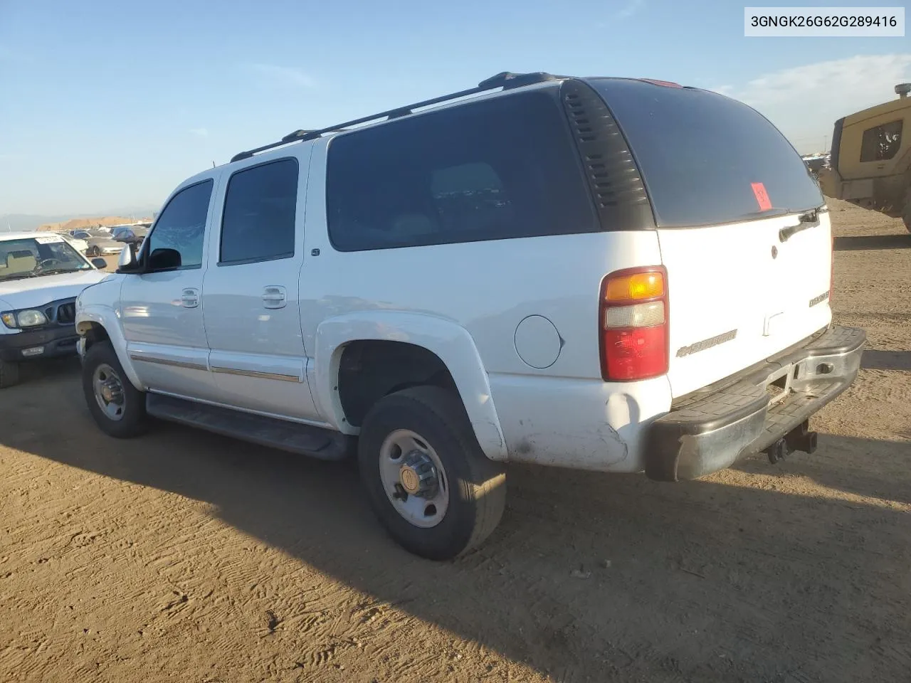 2002 Chevrolet Suburban K2500 VIN: 3GNGK26G62G289416 Lot: 70862944