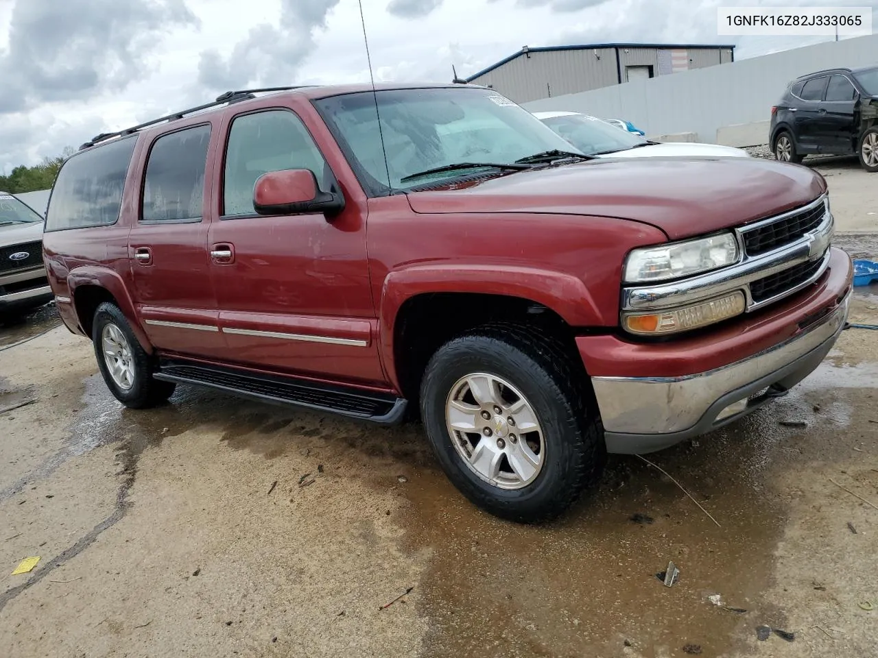 2002 Chevrolet Suburban K1500 VIN: 1GNFK16Z82J333065 Lot: 72726174