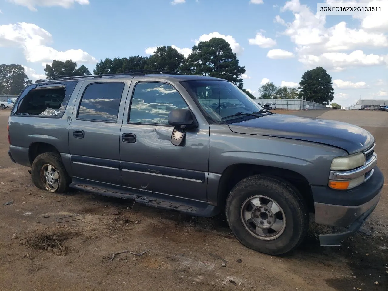 2002 Chevrolet Suburban C1500 VIN: 3GNEC16ZX2G133511 Lot: 74059784