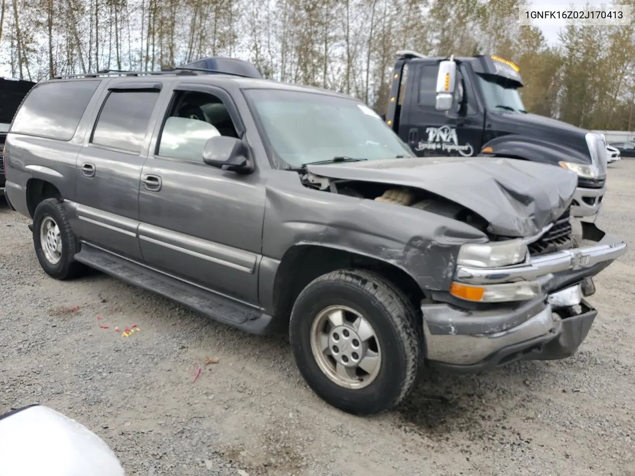 2002 Chevrolet Suburban K1500 VIN: 1GNFK16Z02J170413 Lot: 74110634