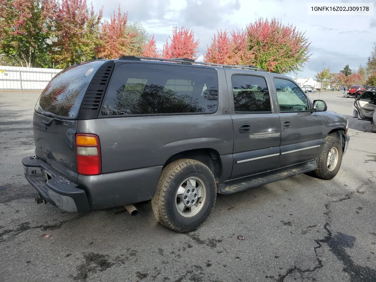 2002 Chevrolet Suburban K1500 VIN: 1GNFK16Z02J309178 Lot: 75254804