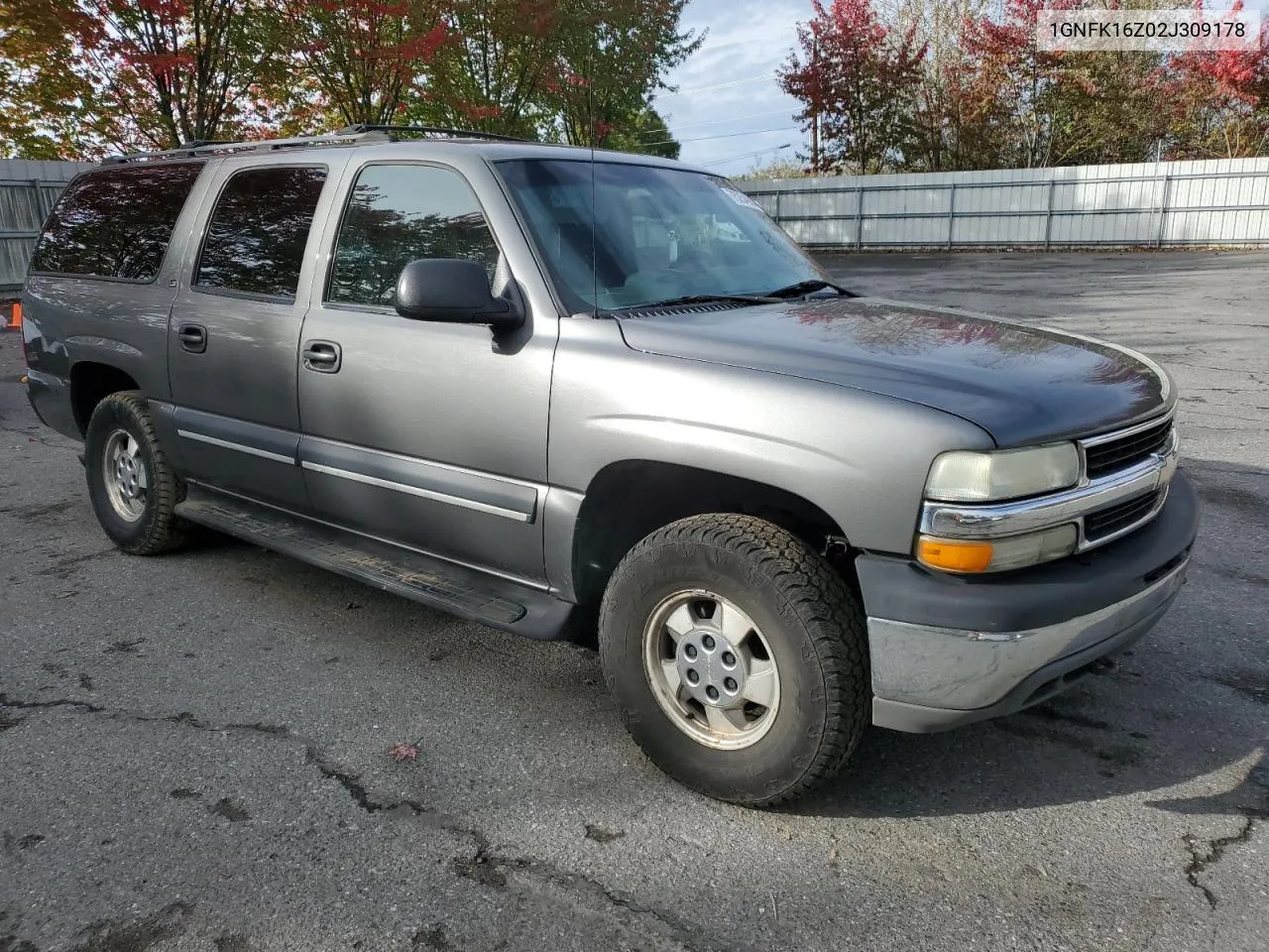 2002 Chevrolet Suburban K1500 VIN: 1GNFK16Z02J309178 Lot: 75254804