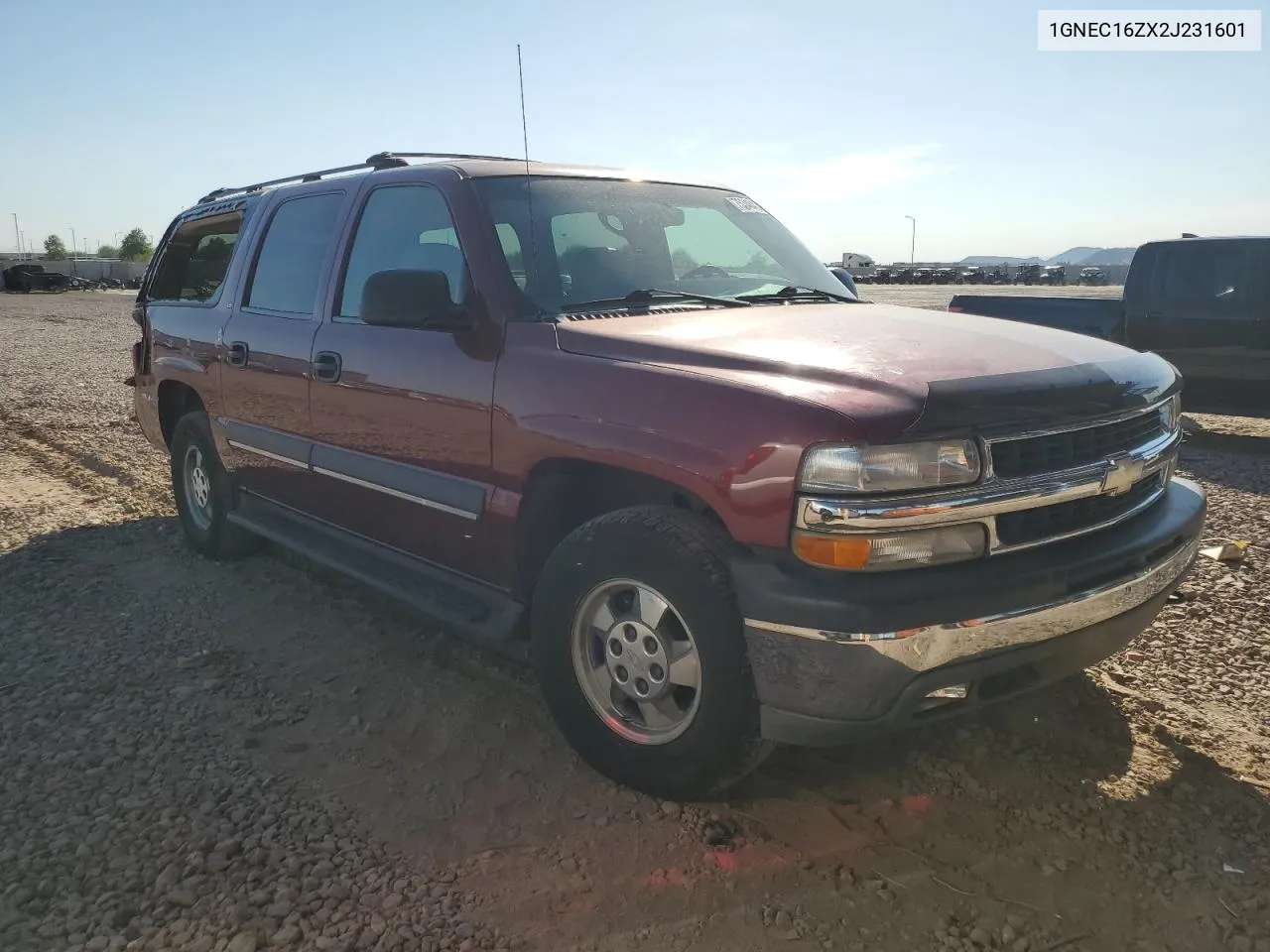 2002 Chevrolet Suburban C1500 VIN: 1GNEC16ZX2J231601 Lot: 75348404