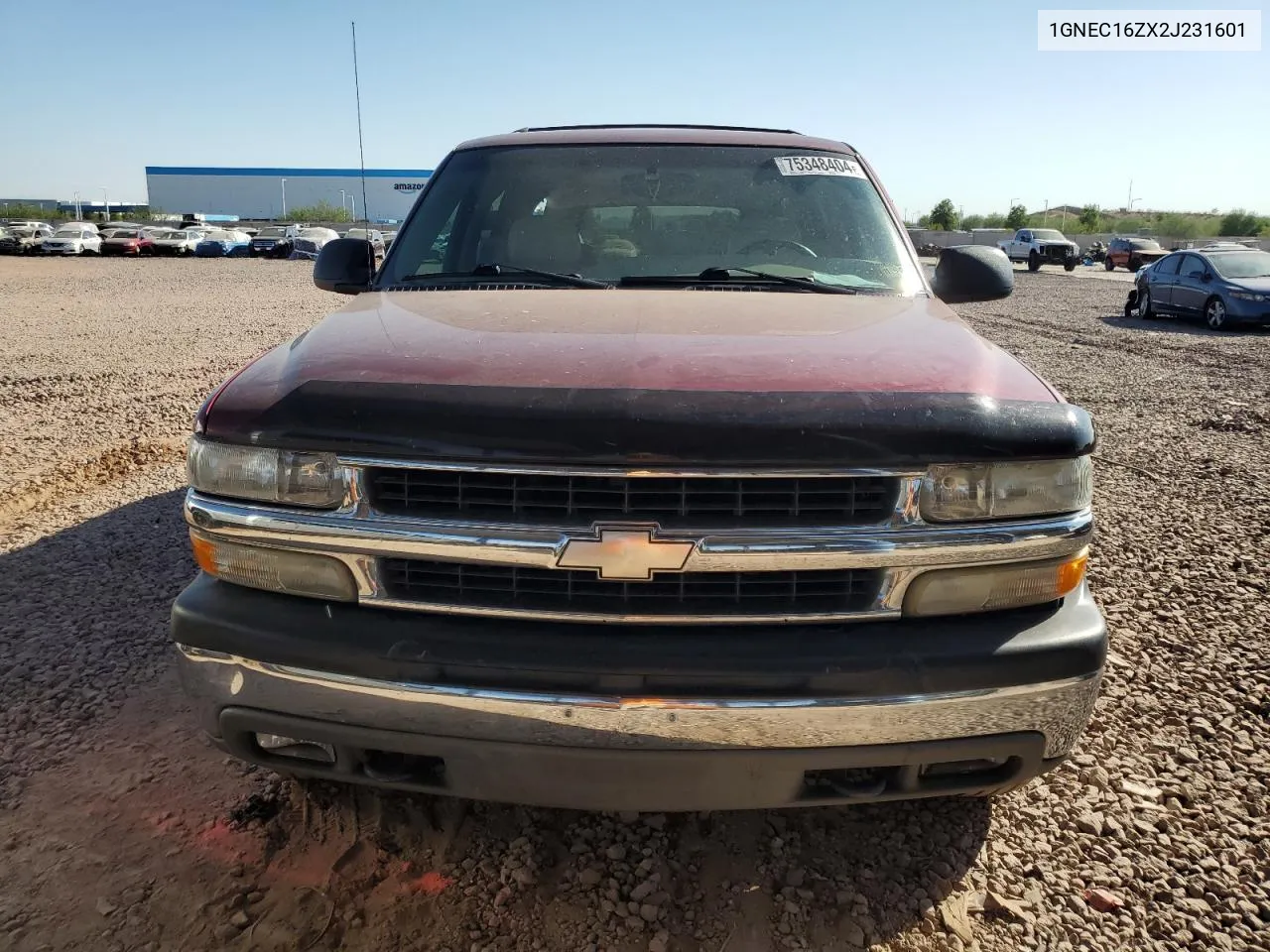 2002 Chevrolet Suburban C1500 VIN: 1GNEC16ZX2J231601 Lot: 75348404