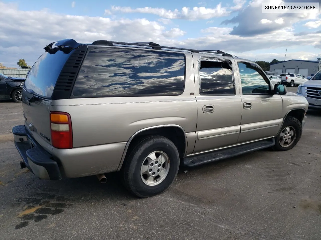 2002 Chevrolet Suburban K1500 VIN: 3GNFK16Z02G210488 Lot: 75819804