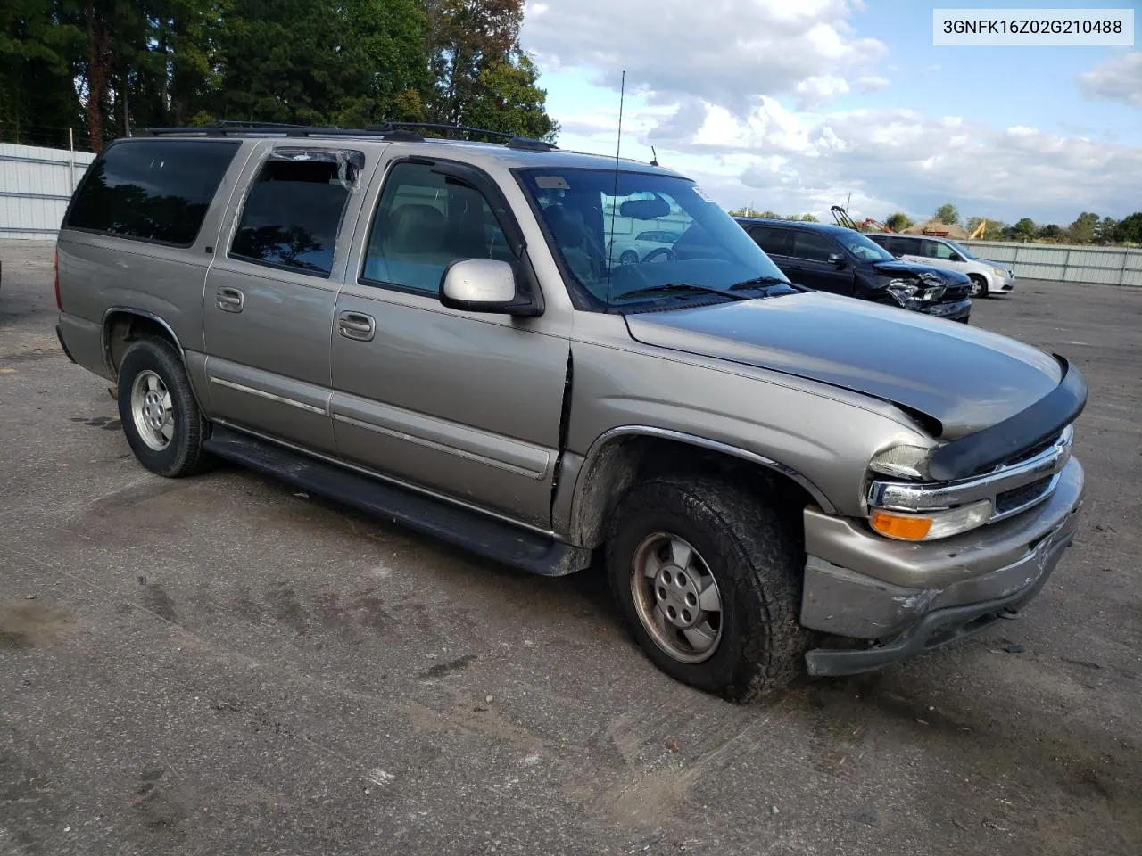 2002 Chevrolet Suburban K1500 VIN: 3GNFK16Z02G210488 Lot: 75819804